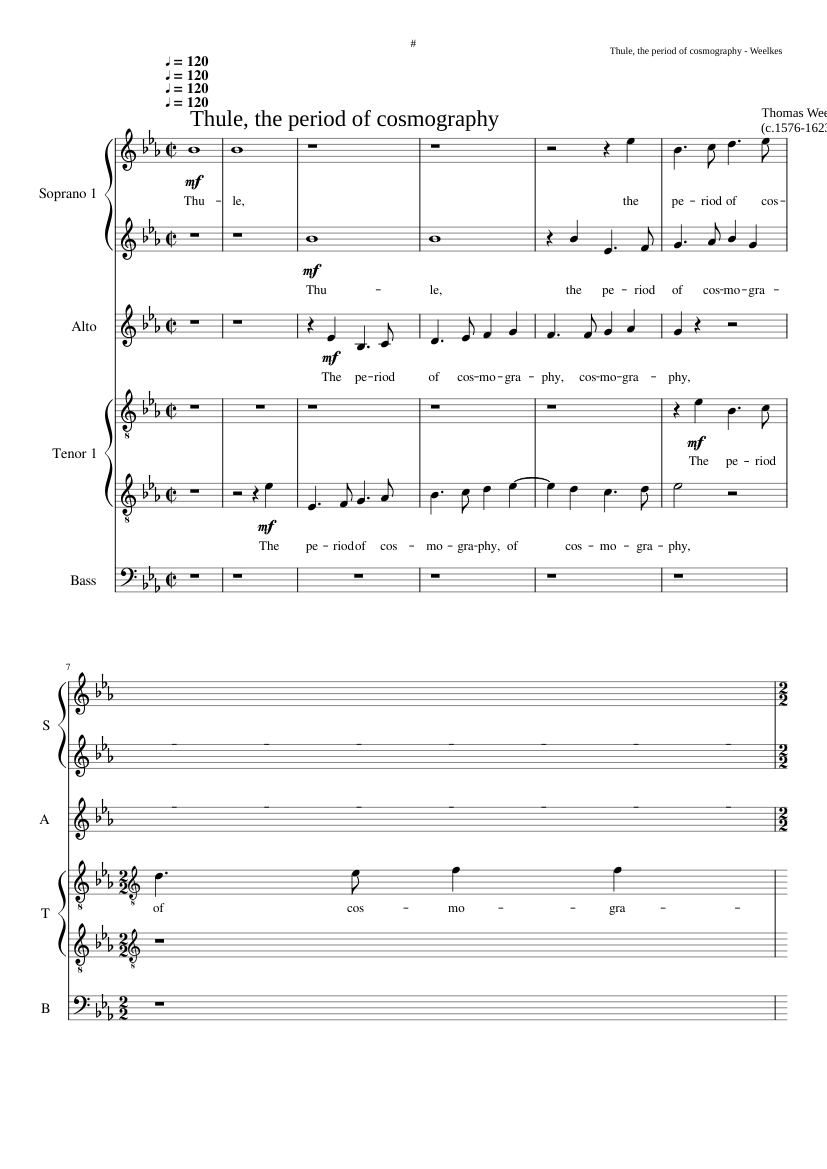 Thule the Period of Cosmography