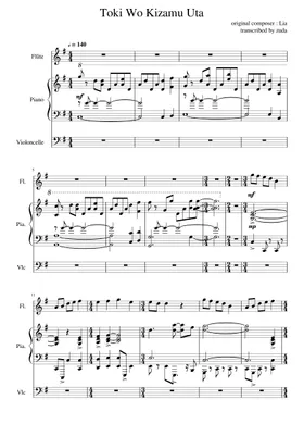 Clannad After Story Opening 1 Sheet music for Flute (Solo)