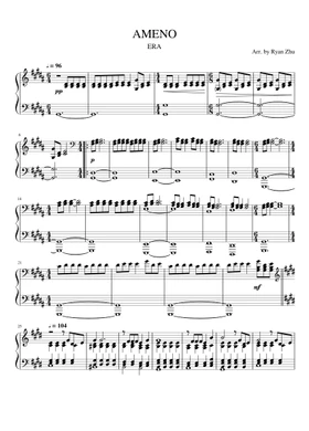 Free Ameno by Era sheet music | Download PDF or print on Musescore.com