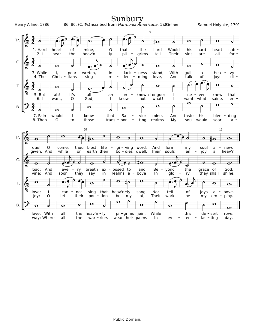 Sunbury - Samuel Holyoke