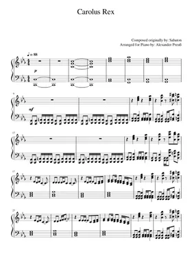 Yu-Gi-Oh! 5D's - Synchro Summoning Theme Sheet music for Piano