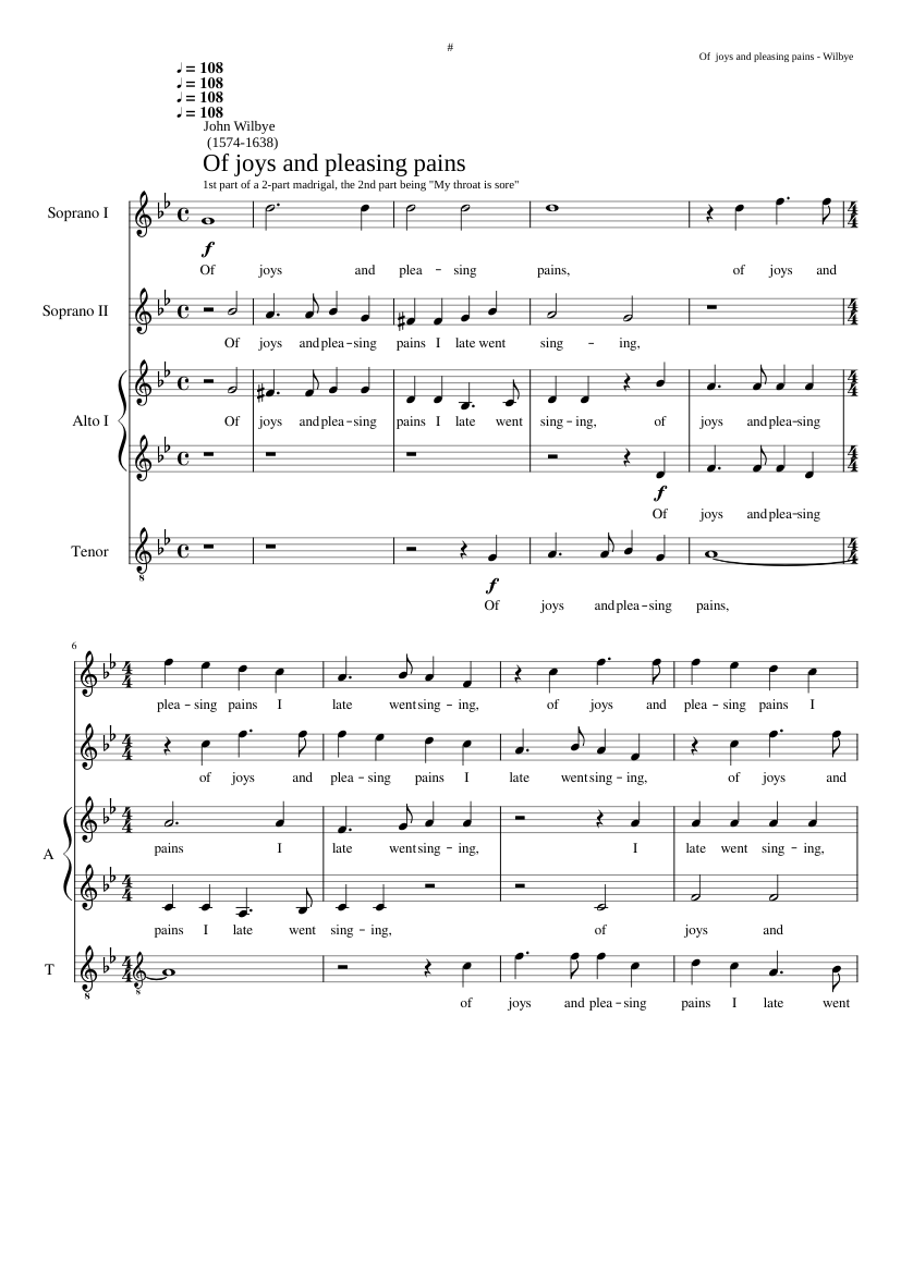 Of joys and pleasing pains