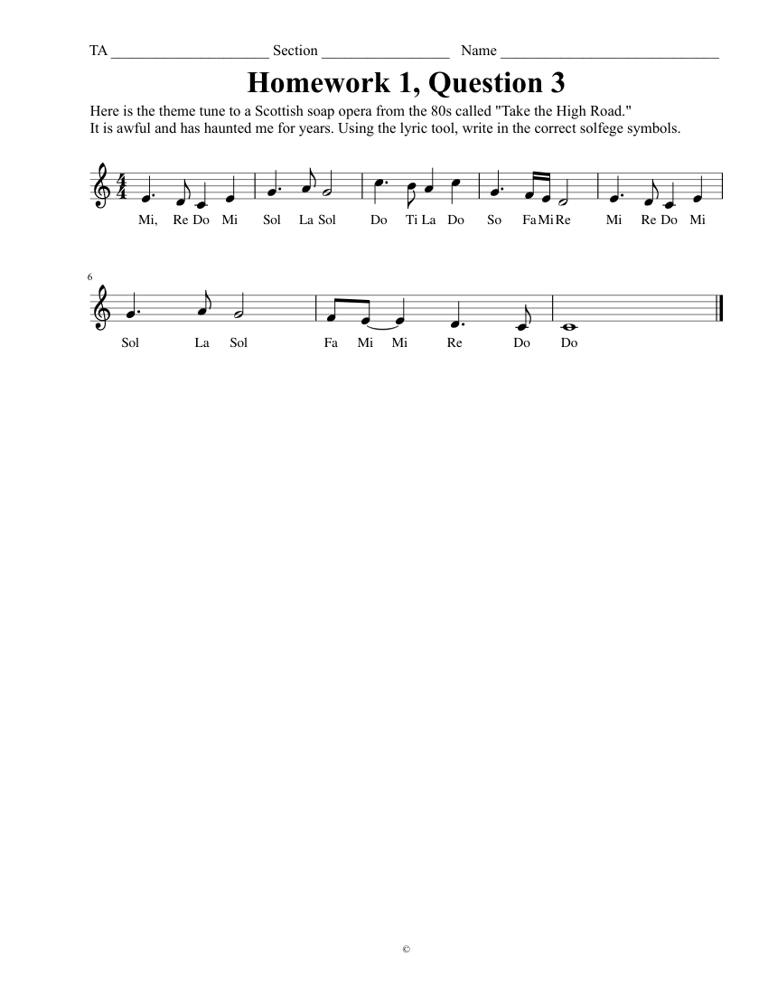 Homework 1, Question 2 Sheet music for Piano (Solo) | Musescore.com