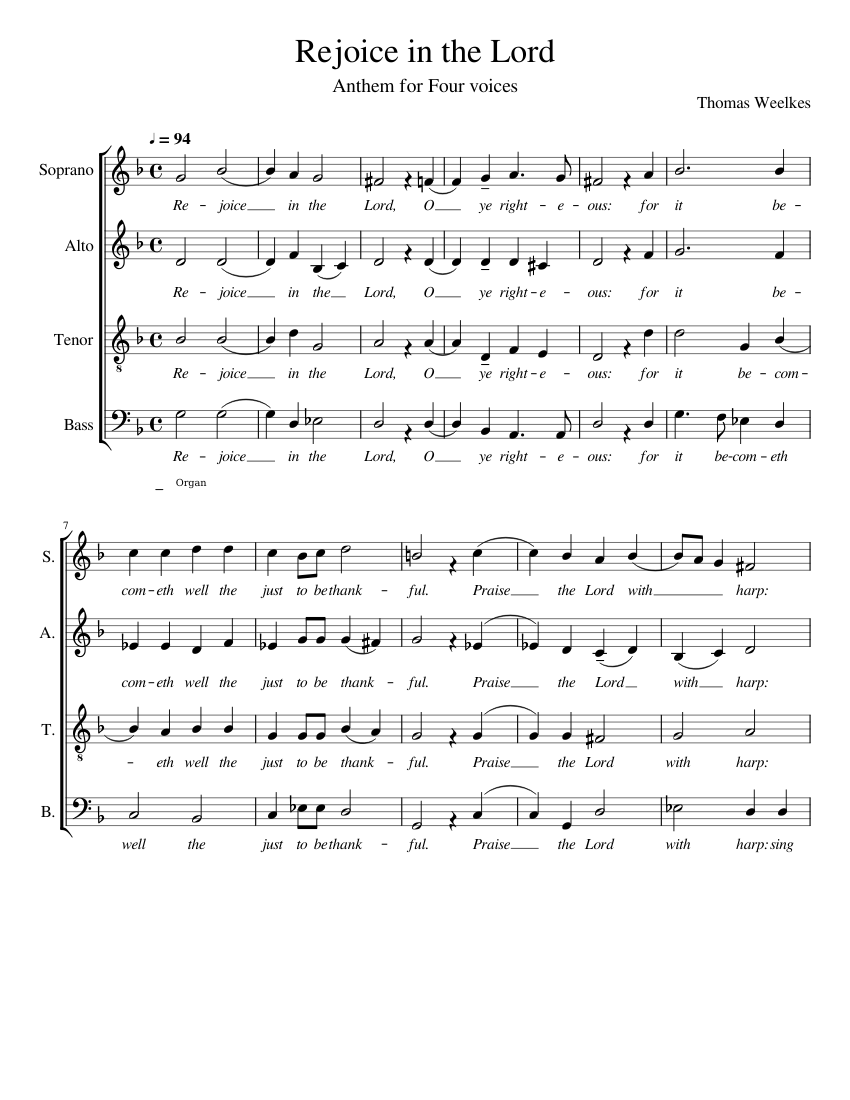 Rejoice in the Lord