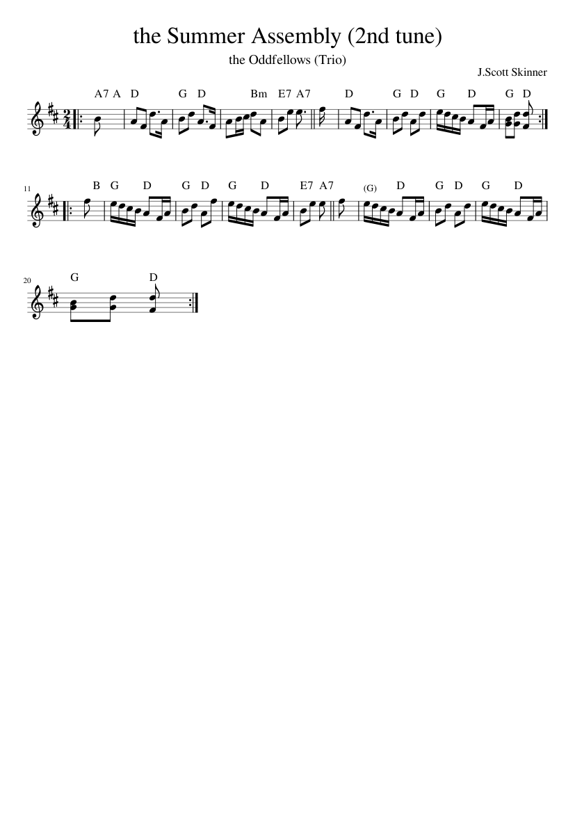 the Summer Assembly (2nd tune)