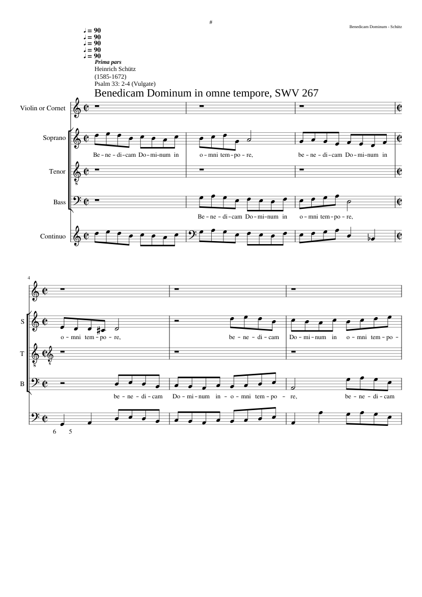 Benedicam Dominum in omni tempore
