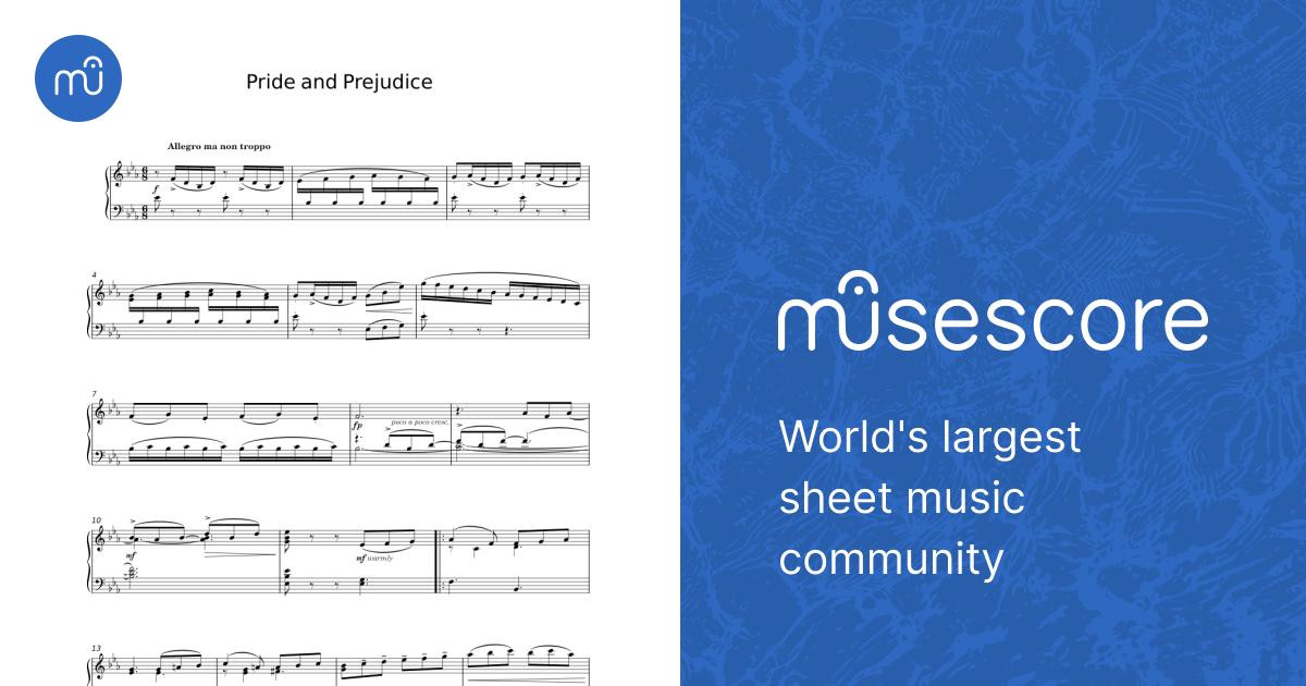 Pride and Prejudice Sheet music for Piano (Solo) | Musescore.com