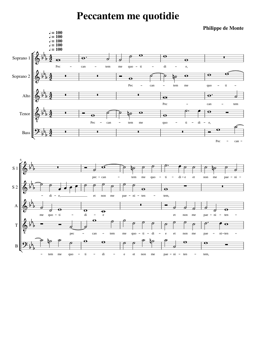 Peccantem me quotidie