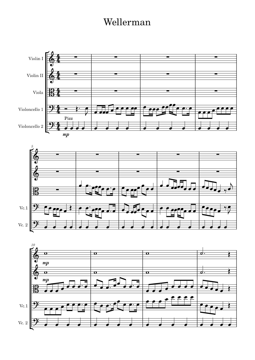 Wellerman Paper Notes Wellerman – Nathan Evans Wellerman String quartet Sheet Music for ...