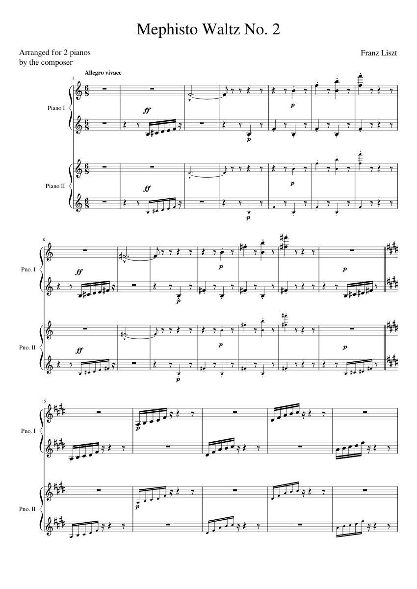 Mephisto Waltz No.2 S.515