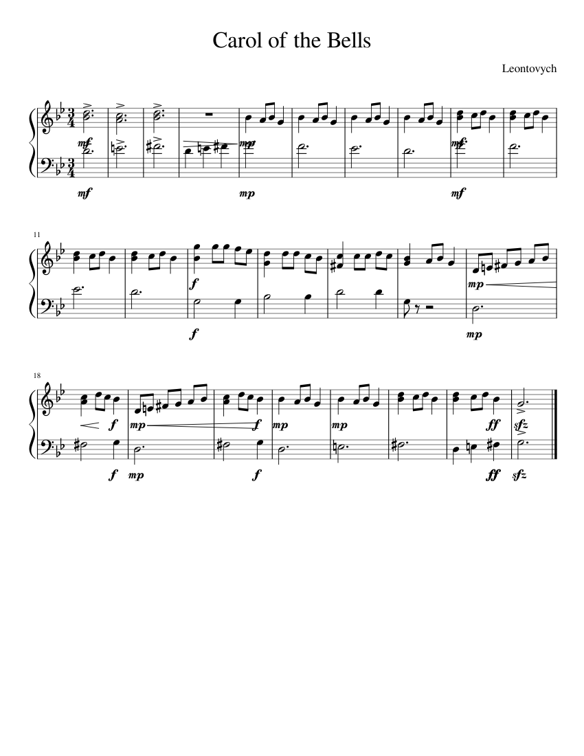 Carol of the Bells