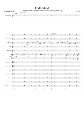 Federkleid Sheet Music Free Download In Pdf Or Midi On Musescore Com Müzik parçasını mp3 formatında indirmek için şarkı adının karşısında görünen download butonuna tıklayın ve ya onlayn. federkleid sheet music free download in