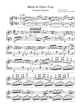 Genshin Impact Ost By Yu Peng Chen Free Sheet Music Download Pdf Or Print On Musescore Com