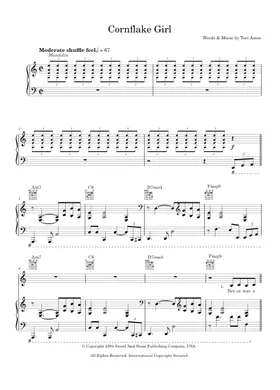 Free Cornflake Girl by Tori Amos sheet music | Download PDF or print on  Musescore.com