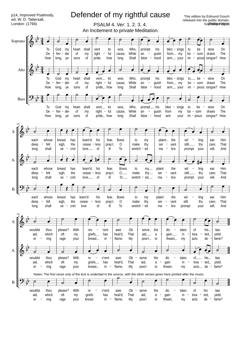 Defender of my rightful cause