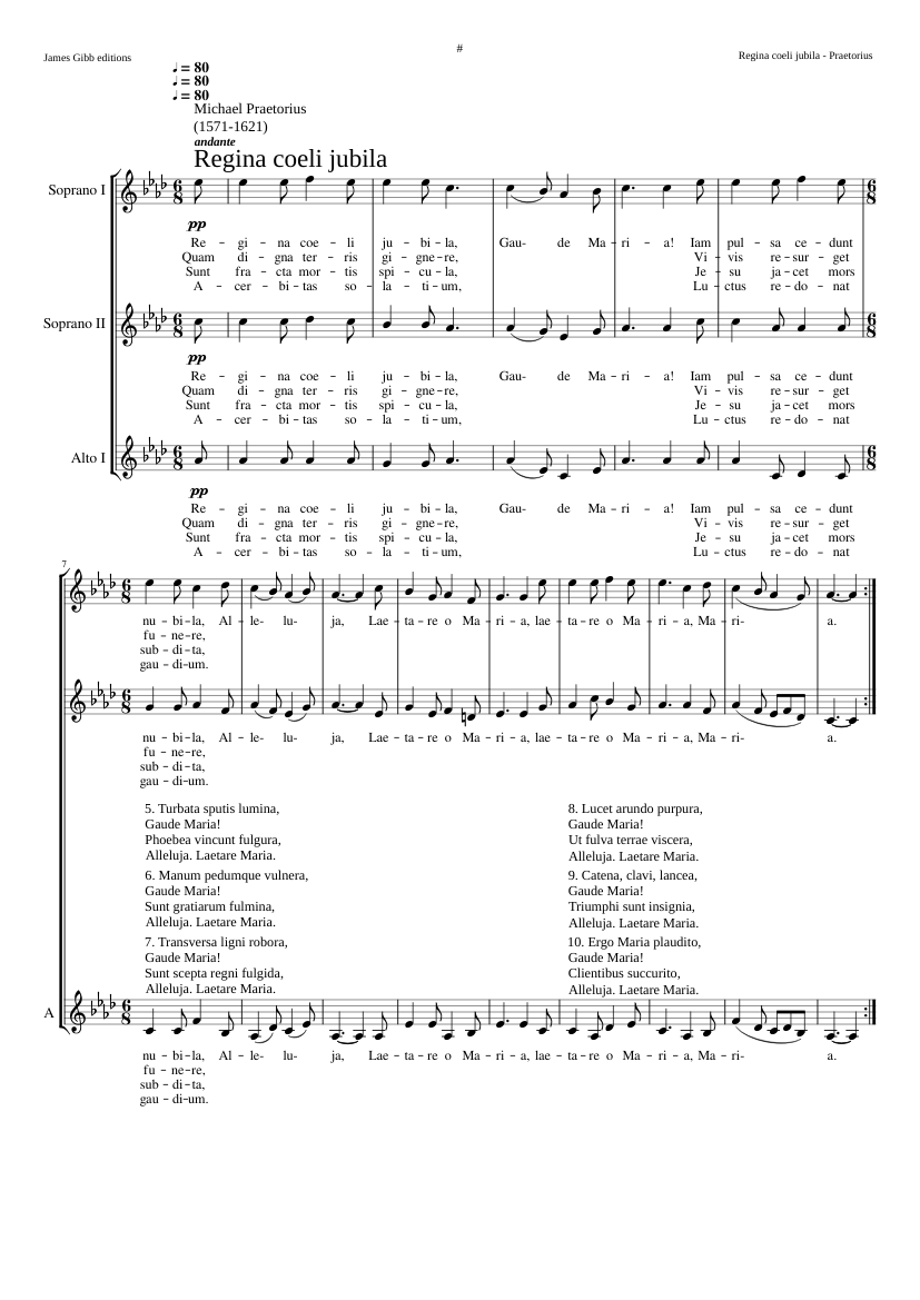 Regina coeli jubila