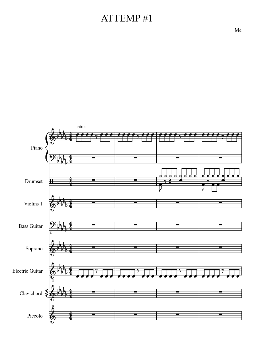 Air - cherry blossom girl Sheet music for Piano, Oboe (Solo) | Musescore.com