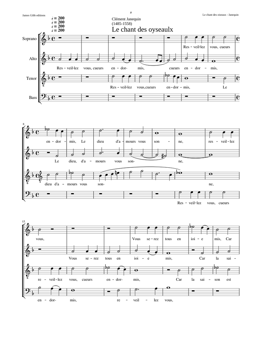 le-chant-des-oiseaux-short-version-cl-ment-janequin-sheet-music-for