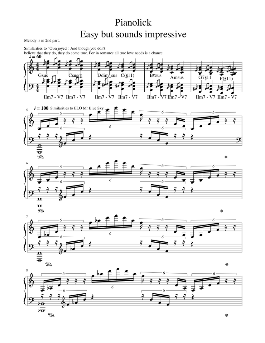 Pianolick - piano tutorial