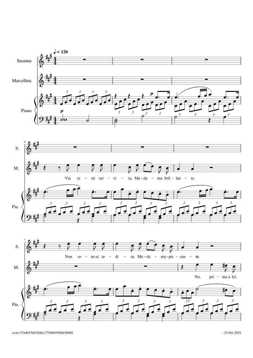 Le nozze di Figaro K.492