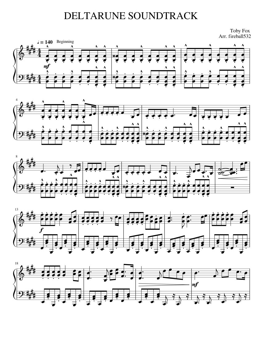 DELTARUNE SOUNDTRACK