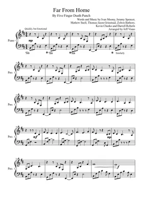 Free Five Finger Death Punch sheet music | Download PDF or print on  Musescore.com