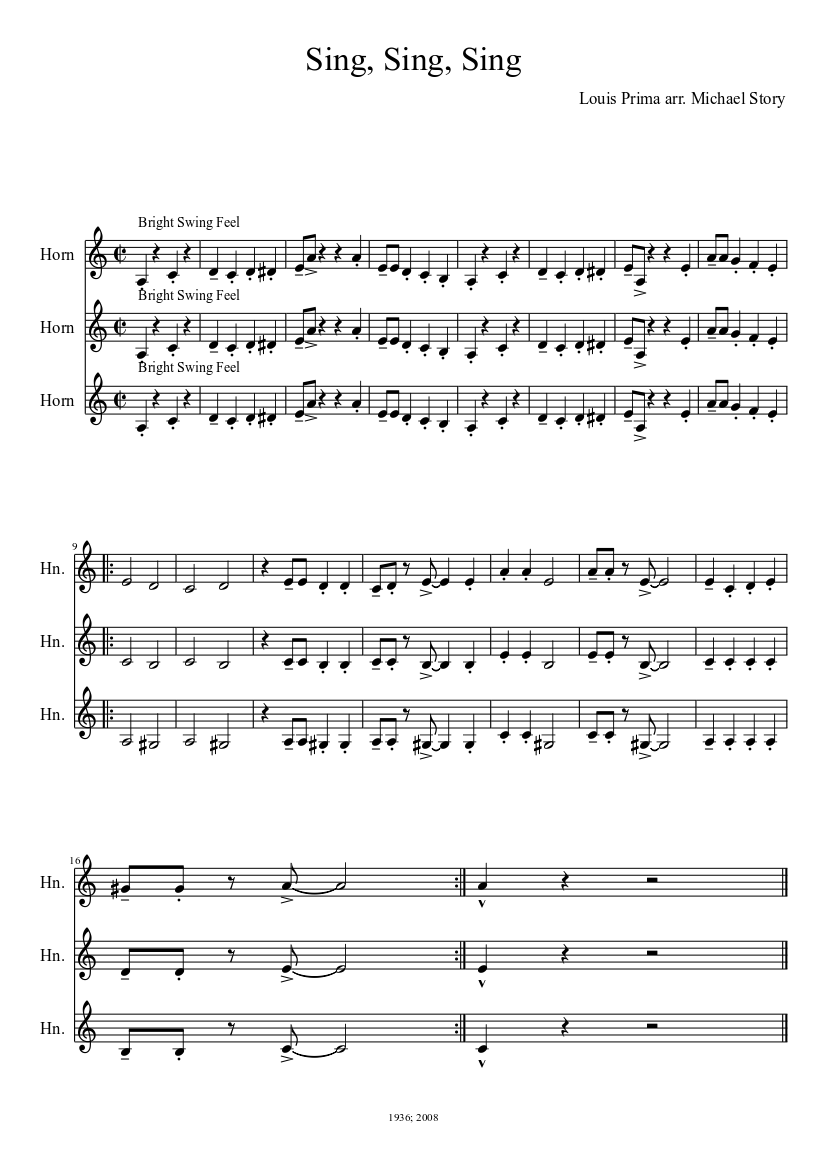 Solemn Melody: 1st F Horn: 1st F Horn Part - Digital Sheet Music Download