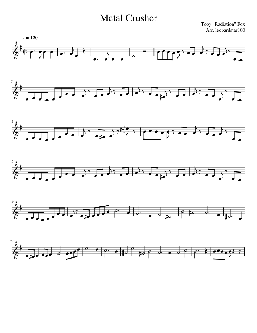 metal-crusher-sheet-music-for-flute-other-solo-musescore