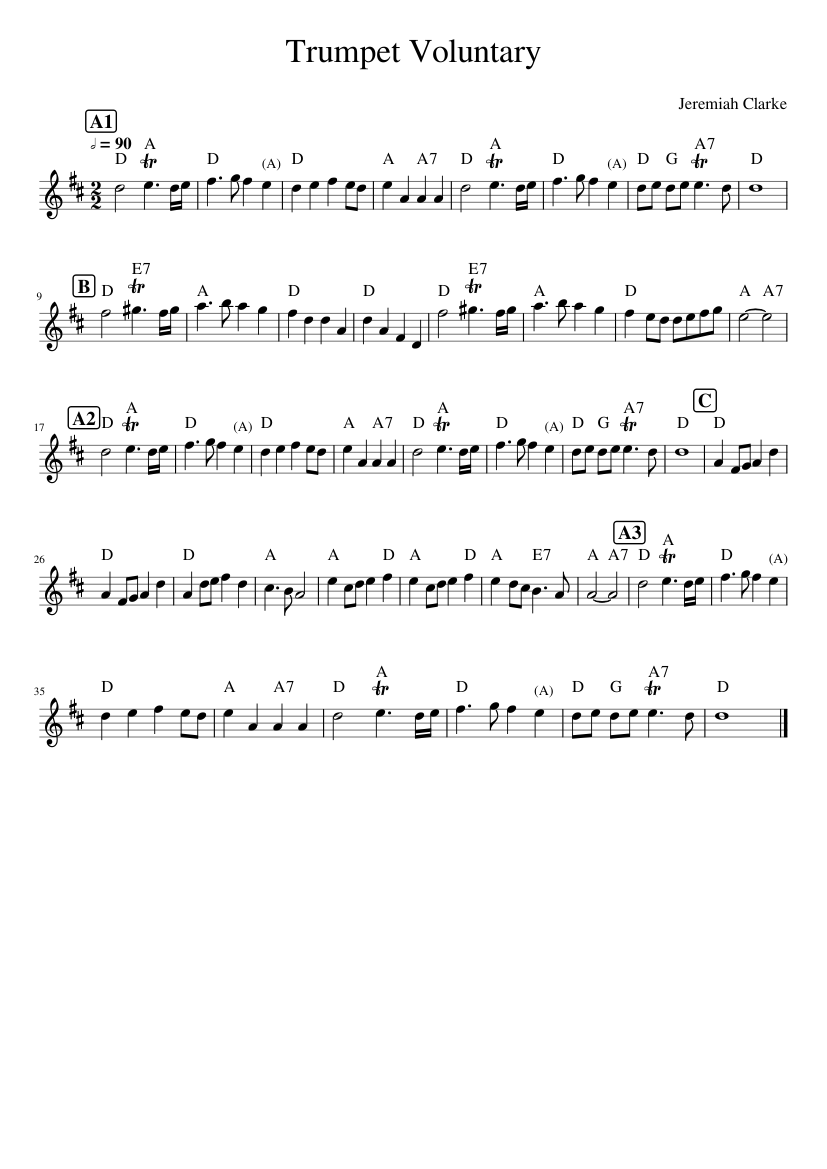 trumpet voluntary