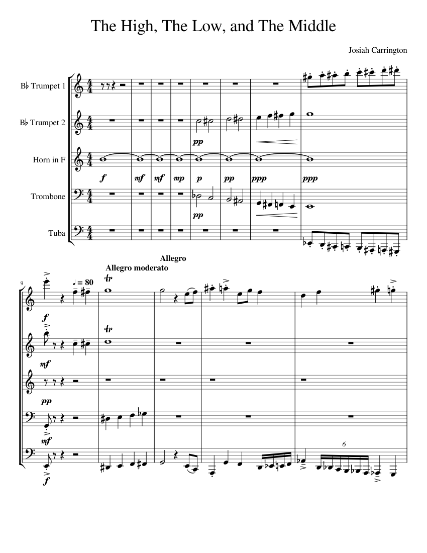 The High The Low and The Middle Final Draft