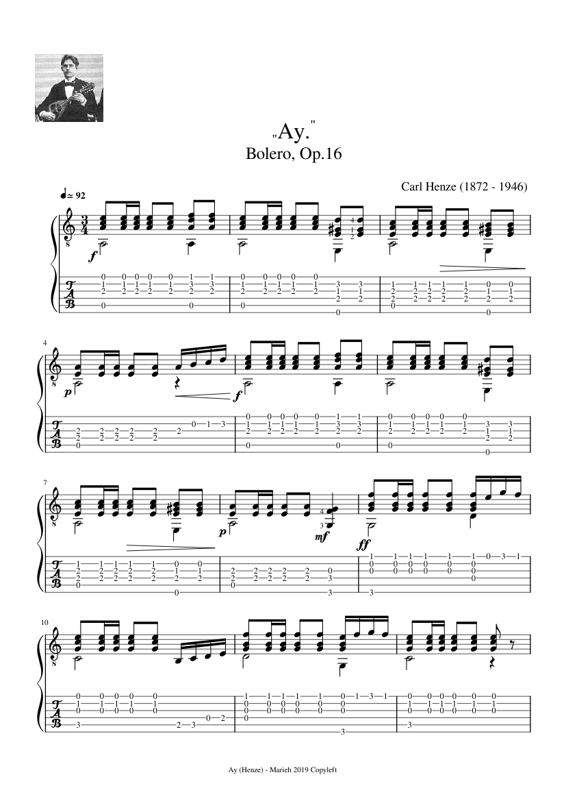Ay (Bolero) Op.16