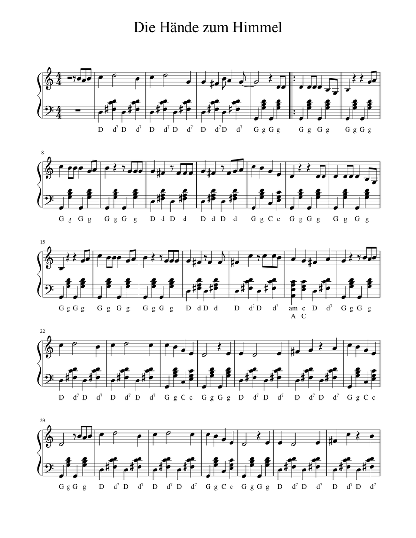 Die Hände Zum Himmel Song , Hände zum Himmel Songtext – ZEMNCF