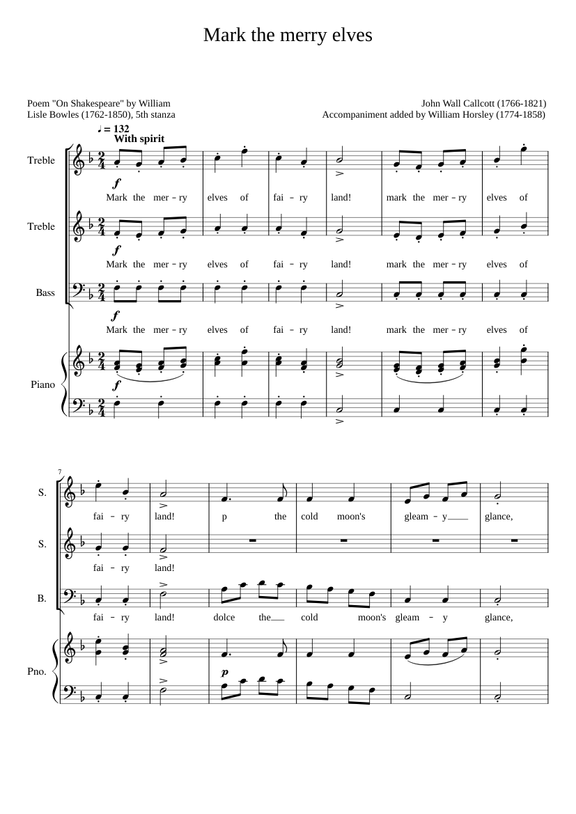 Mark the merry elves