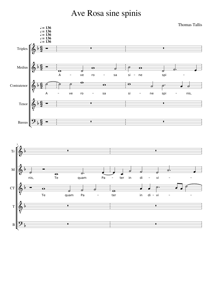 Ave Rosa sine spinis