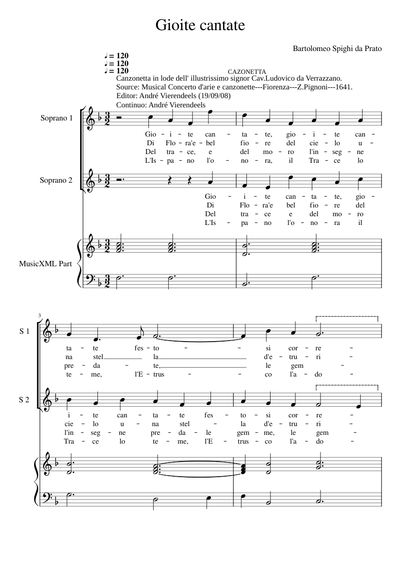 Gioite cantate