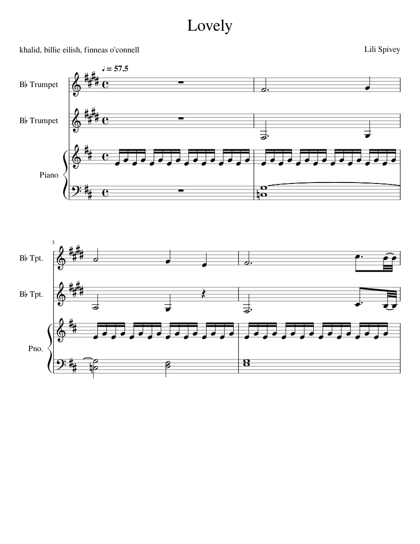 Lovely score