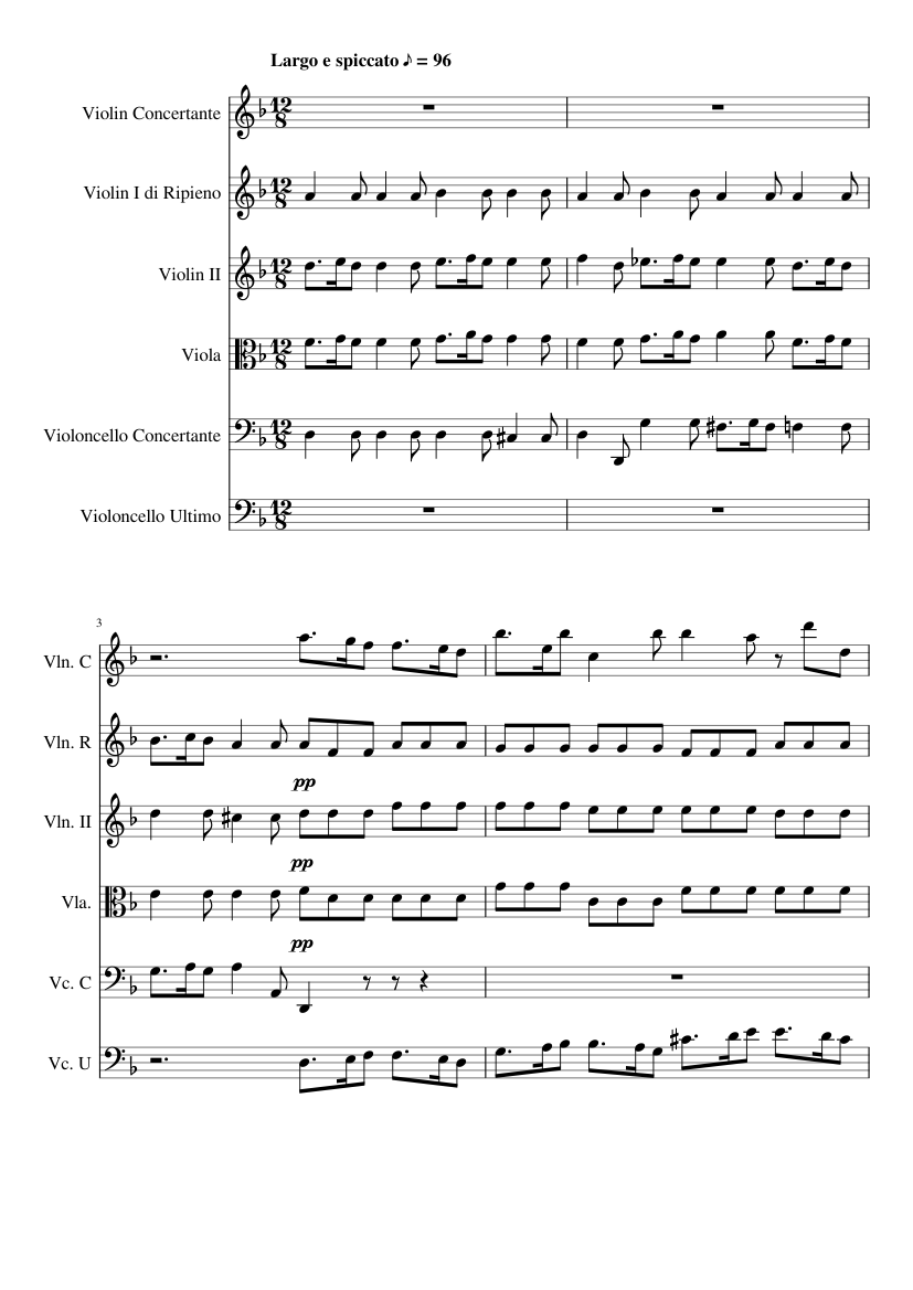Siciliano from L'Estro Armonico Op. 3 No. 11