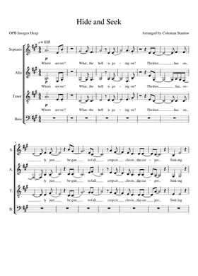 Hide and Seek Sheet Music - 8 Arrangements Available Instantly - Musicnotes