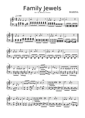 Free Marina and The Diamonds sheet music | Download PDF or print on  Musescore.com