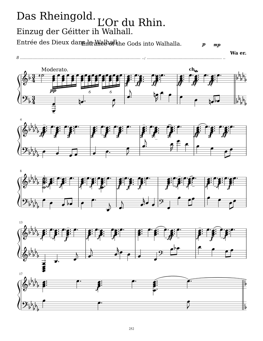 Entrance of the Gods into Walhalla