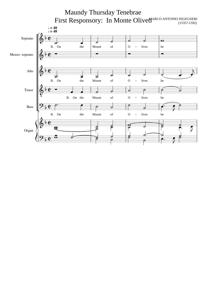 On the Mount of Olives