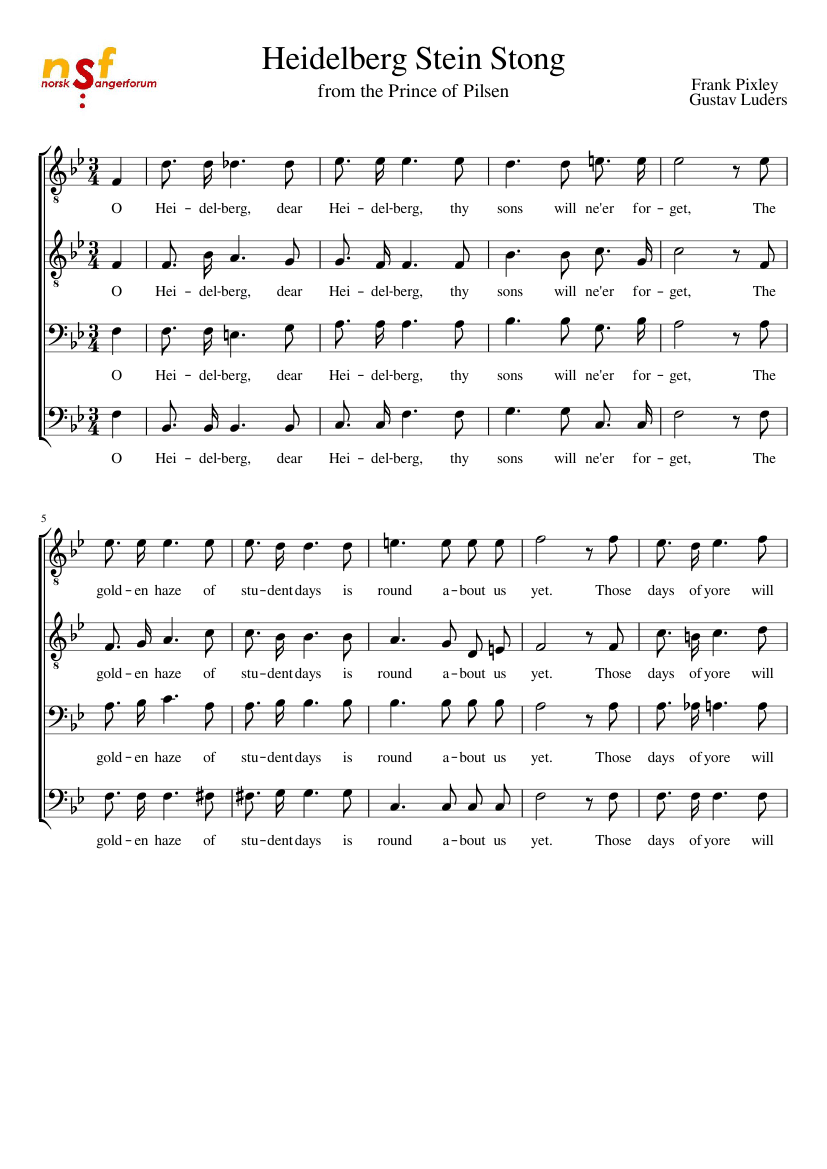 Heidelberg Stein Song