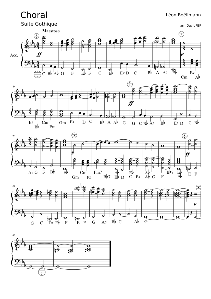Choral - Suite Gothique