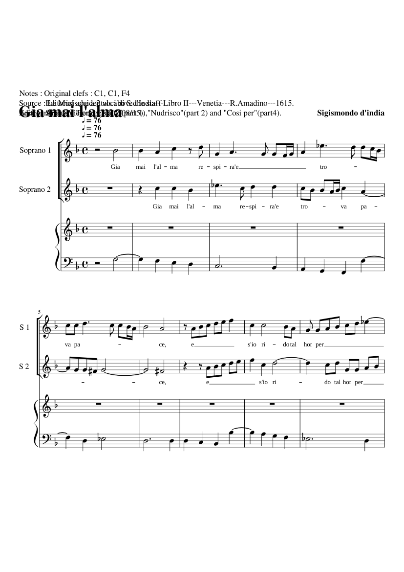 Gia mai l'alma respira