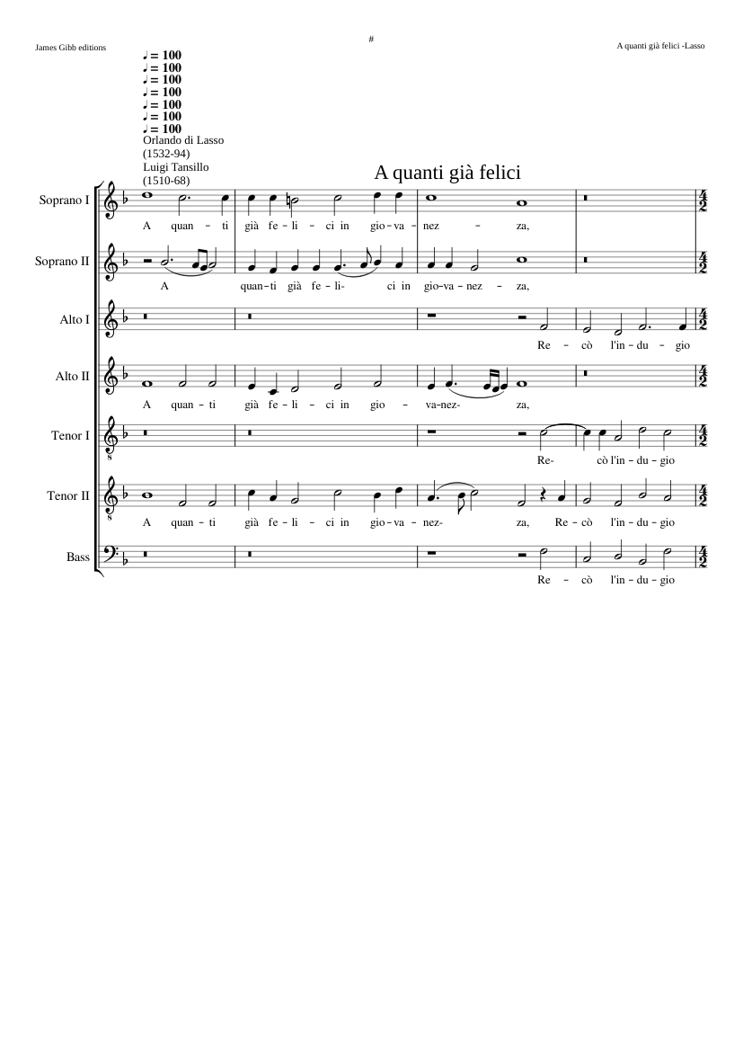 A quanti già felici