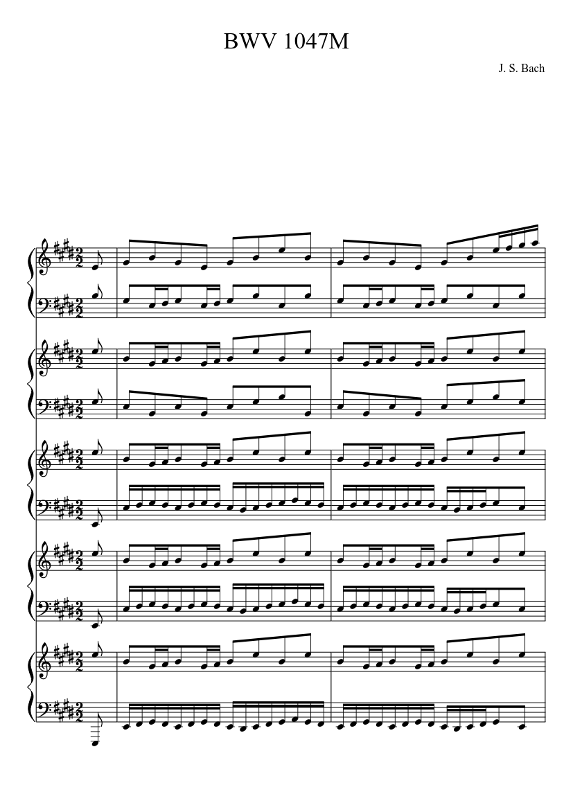 Brandenburg Concerto No.2 in F major BWV 1047