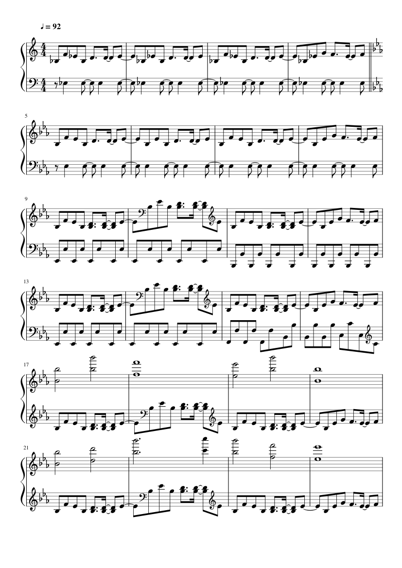 Undertale OST 071 Undertale Sheet music for Piano (Solo) | Musescore.com