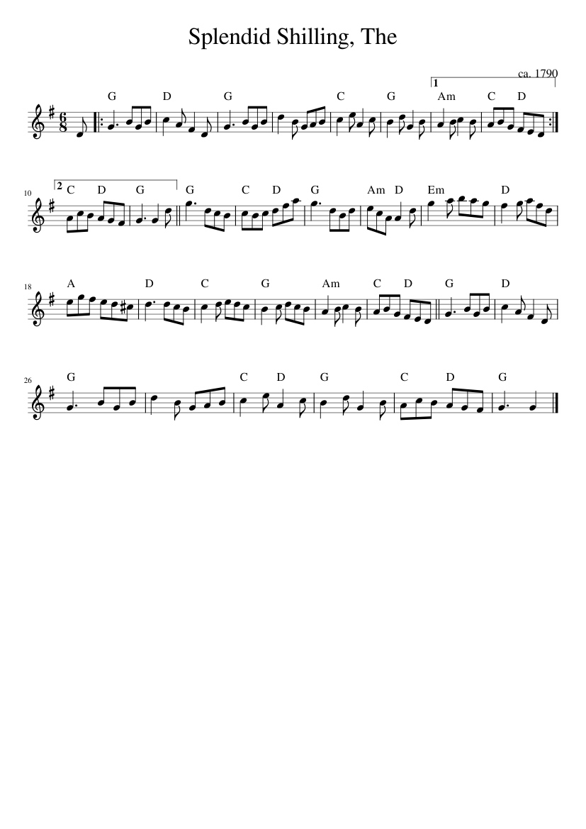 The Splendid Shilling