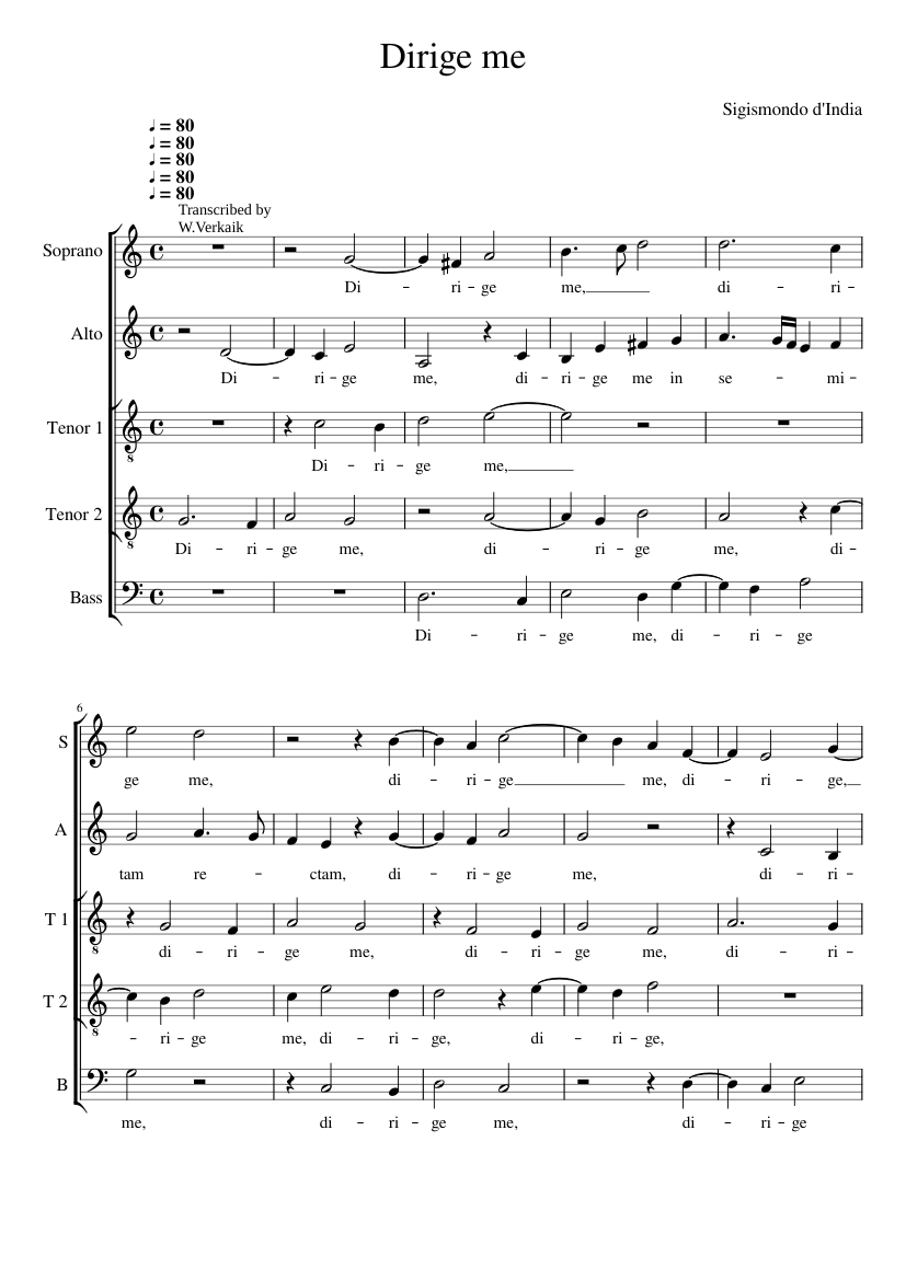 Dirige me (Psalm 27 Secunda pars)