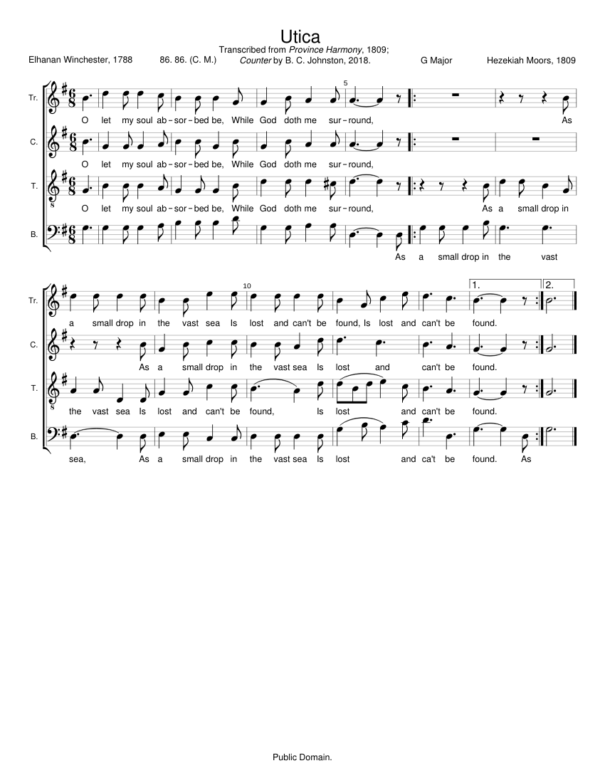 Utica - Hezekiah Moors